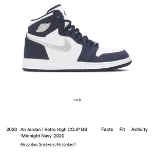 ❌SOLD❌Air Jordan 1 Retro High CO.JP GS 'Midnight Navy' 2020